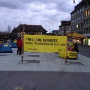 Solidaritätsaktion für die Flüchtlinge in Griechenland
